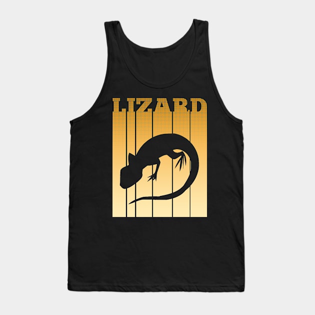 Retro Lizard Tank Top by Imutobi